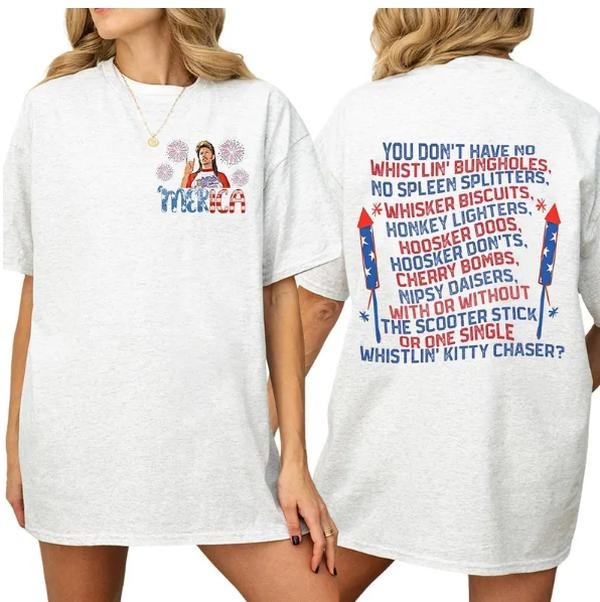 Joe Dirt 4th of July Shirt, Patriotic Graphic Tee,  America Freedom T-Shirt, Independence Day Outfit, Merica Party Tee...