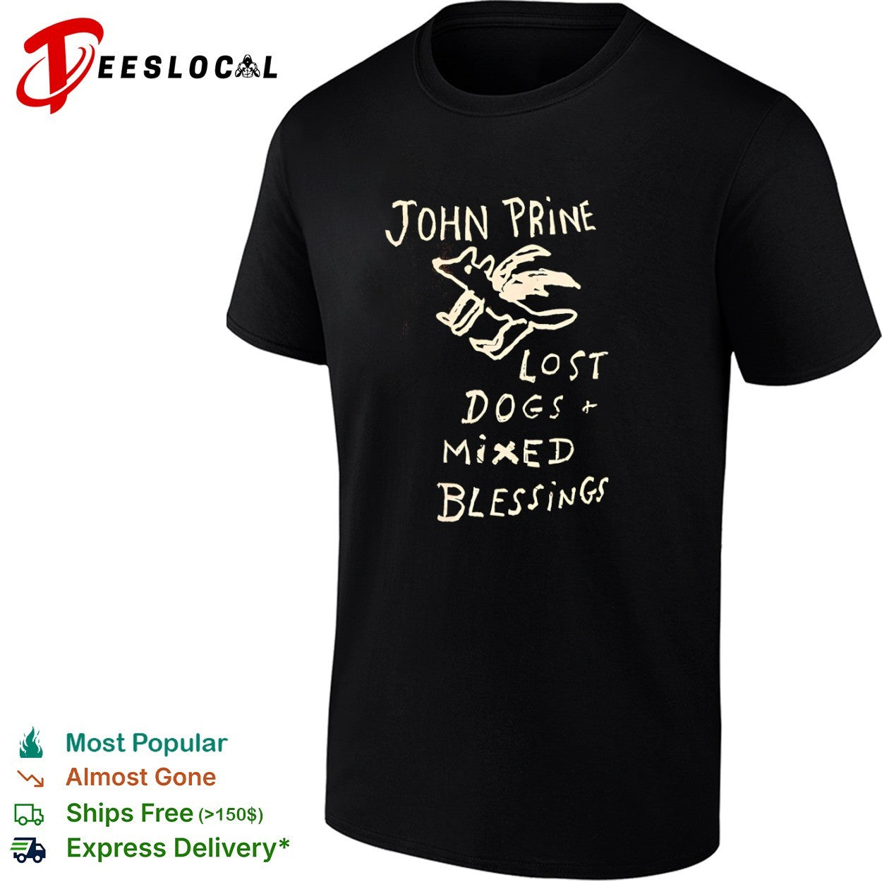 John Prine Lost Dogs and Mixed Blessings shirt