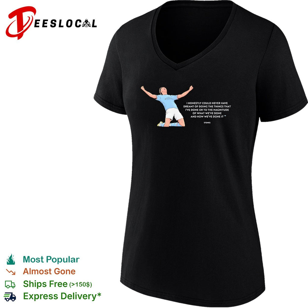 John Stones Manchester City knee slide i honestly could never have dreamt shirt