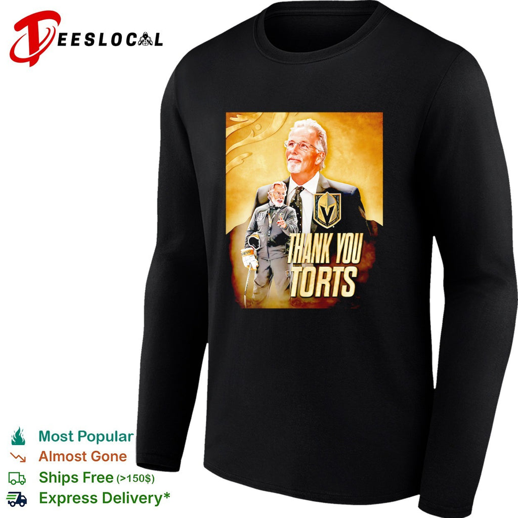 John Tortorella Vegas Golden Knights NHL Thank You Torts shirt
