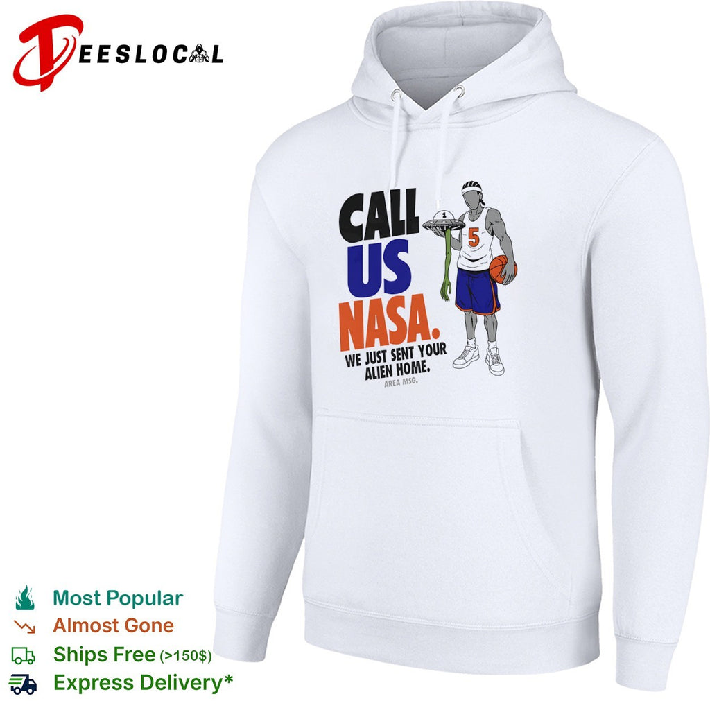 Jose Alvarado New York Knicks NBA Call Us NASA We Just Sent Your Alien Home shirt