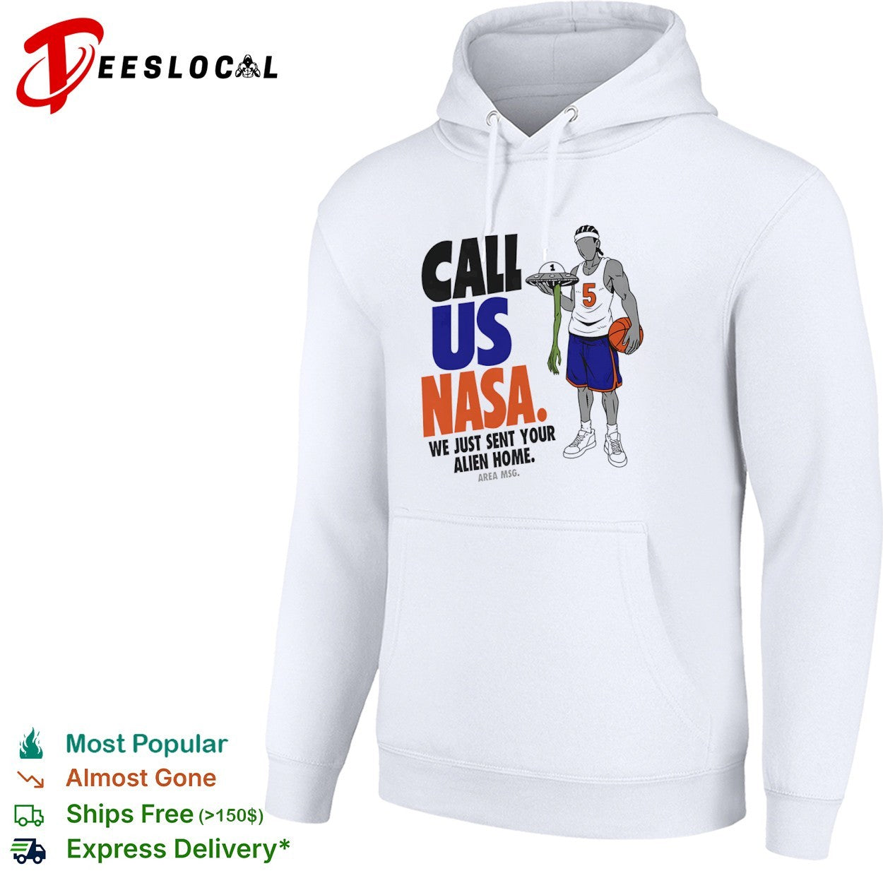 Jose Alvarado New York Knicks NBA Call Us NASA We Just Sent Your Alien Home shirt