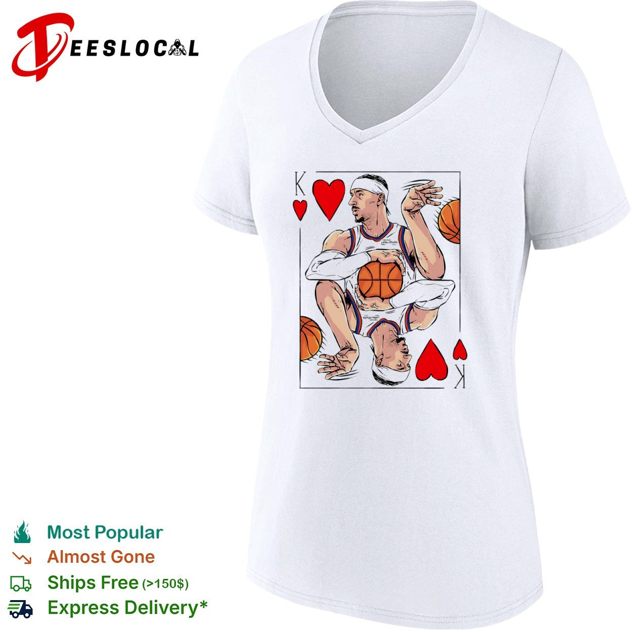 Josh Hart New York Knicks NBA King of Hearts shirt