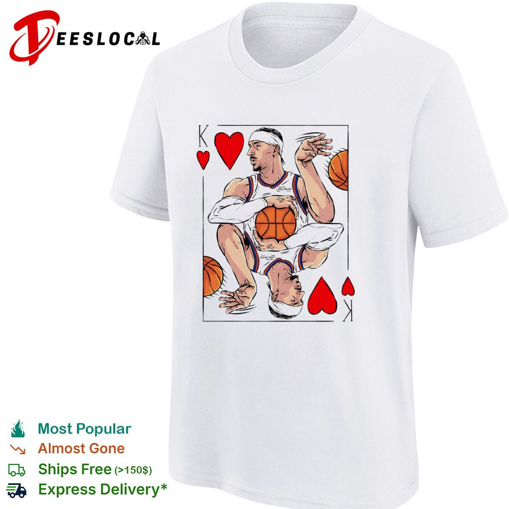 Josh Hart New York Knicks NBA King of Hearts shirt