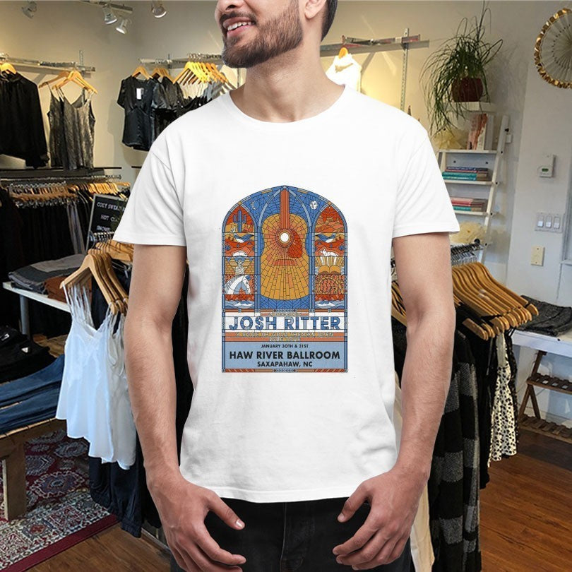 Josh Ritter How River Ballroom Jan 30-31 2026 Saxapahaw T-Shirt