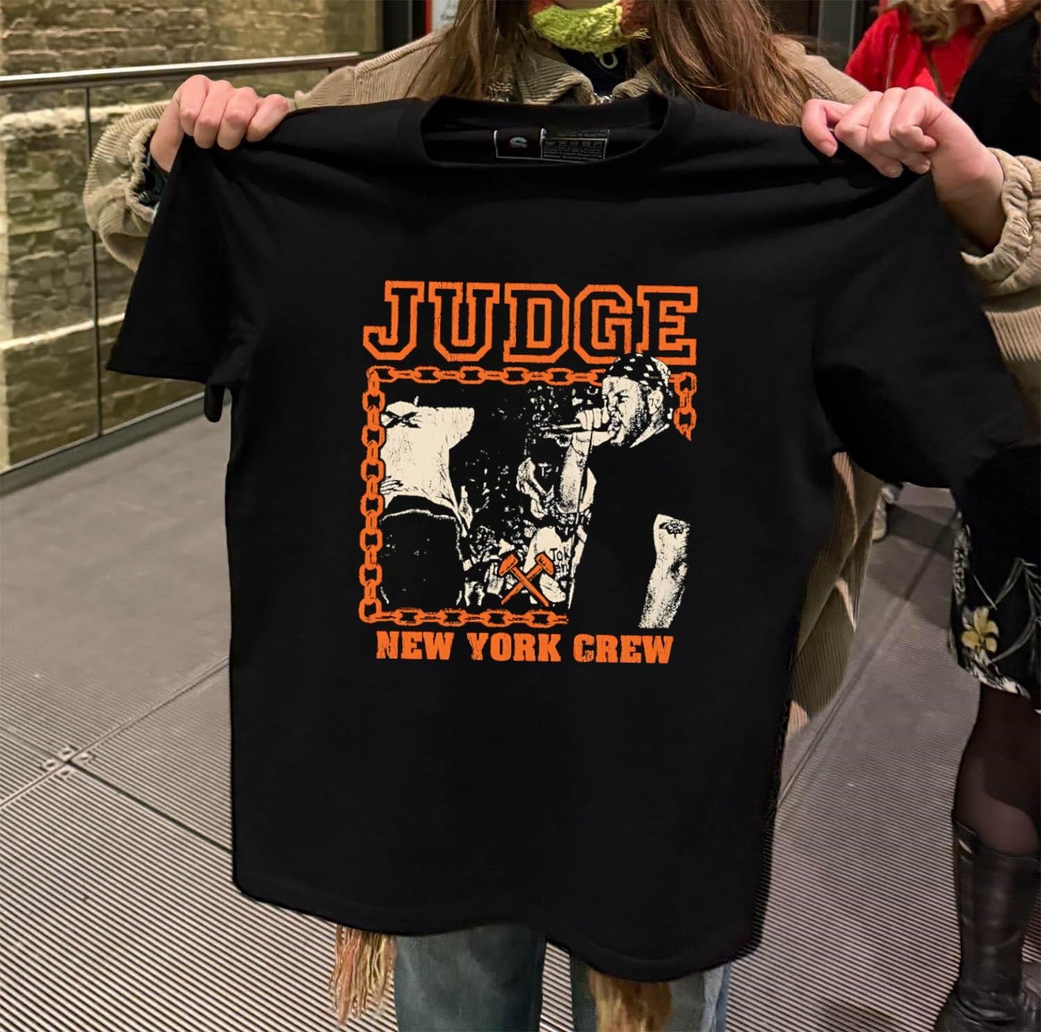 Judge New York Crew Hardcore Punk Band Hammer Chains shirt