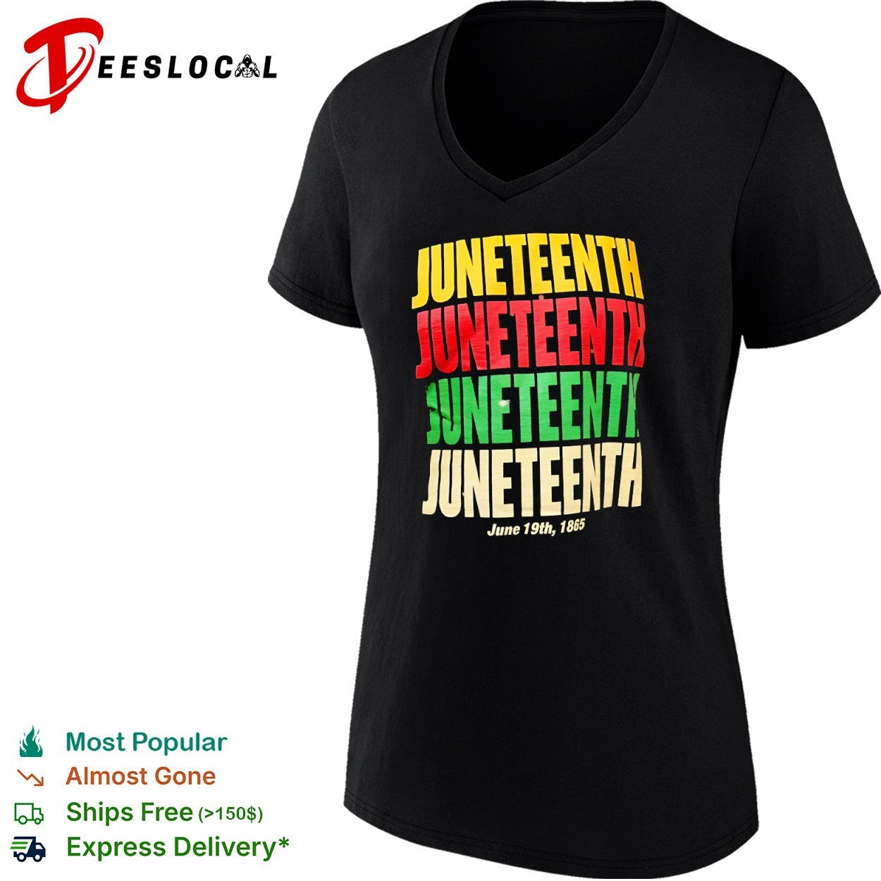 Juneteenth holiday June 19th 1865 shirt