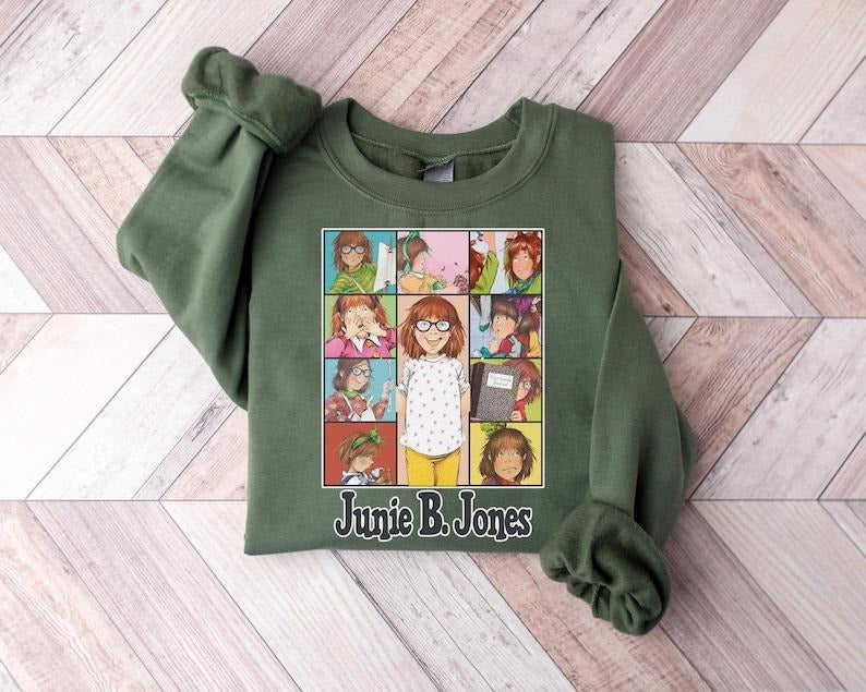 Junie B Jones Sweatshirt, Junie B Jones Education Shirt, Teacher Sweatshirt, Gift For Teacher, Teacher Shirt, First Grade...