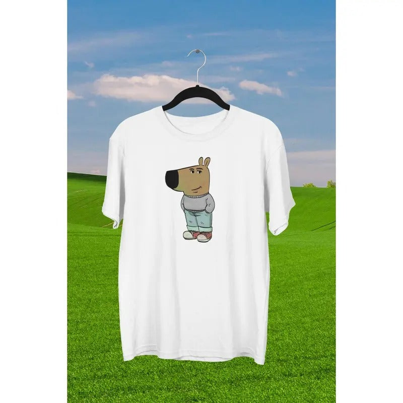 Just A Chill Guy Funny Meme Shirt, My New Character Chill Guy Dog That Lowkey Doesn't Give Meme Shirt, Funny Viral...