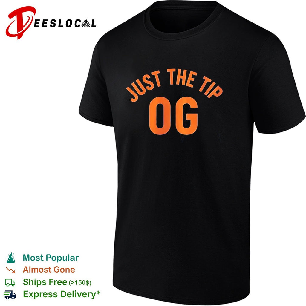 Just the tip OG Anunoby New York Knicks NBA basketball shirt