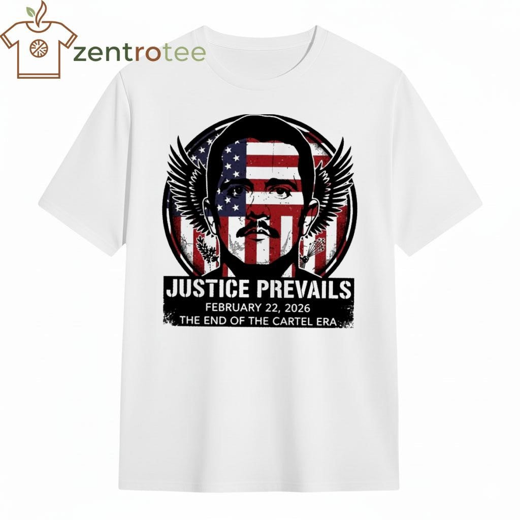 Justice Prevails El Mencho Capture Tribute tee