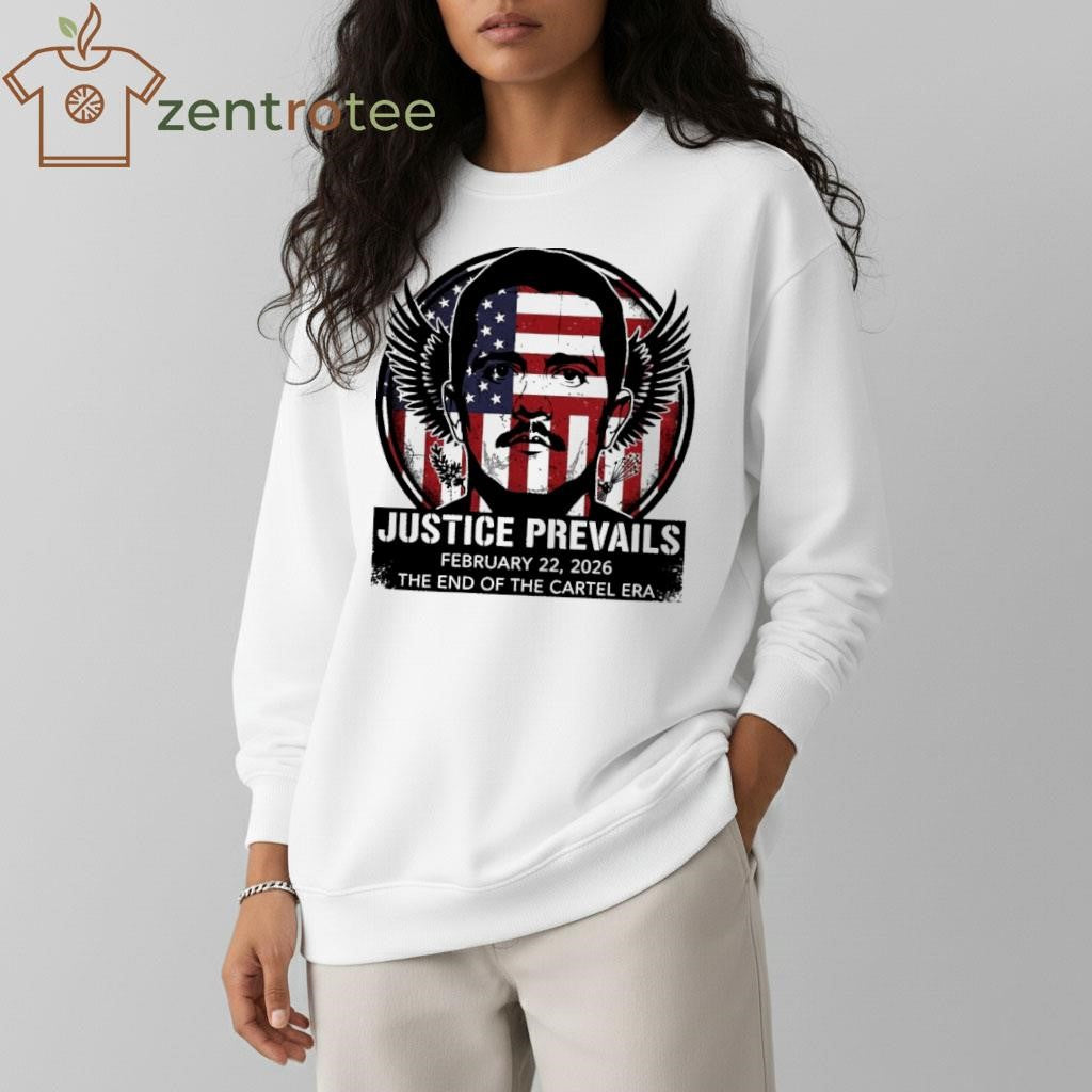 Justice Prevails El Mencho Capture Tribute tee
