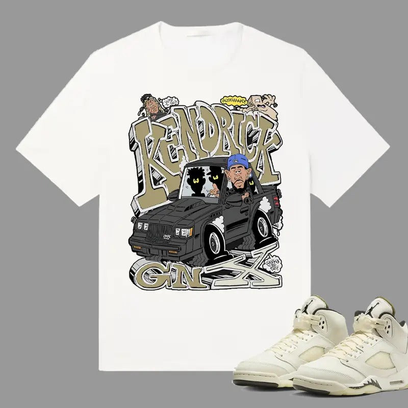 K Dot Match 5 Se Sail Sneakers Album Graphic Tee, Streetwear Cotton Short Sleeve Unisex Cotton T-shirt Hoodie, Sweatshirt