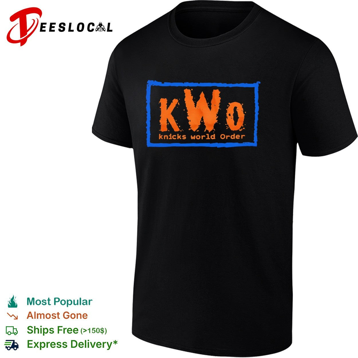 KWO Knicks World Order New York Knicks NBA Wrestling shirt