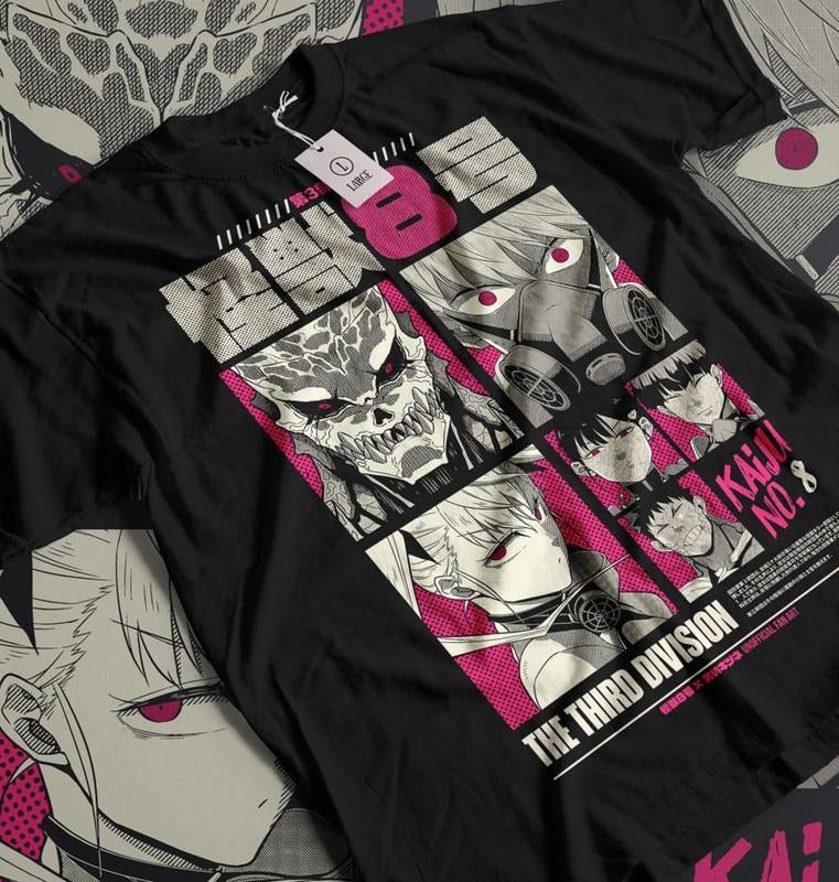Kaiju Shirt, Sweatshirt, Hoodie Anime Shirt, Kaiju No.8 Shirt, Anime Manga Shirt, Anime Shirt, Anime Lovers Shirt,...
