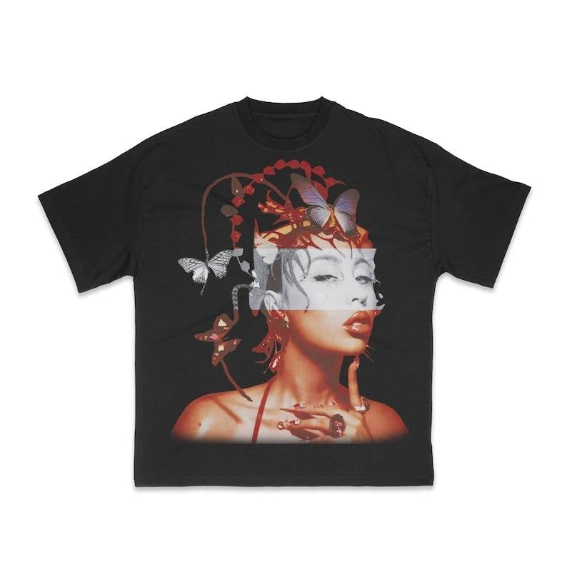 Kali Uchis Shirt, Red Moon in Venus Shirt, R&B Shirt, Latin Music, Y2K Style Hoodie, Sweatshirt | TeeBloomCo.com