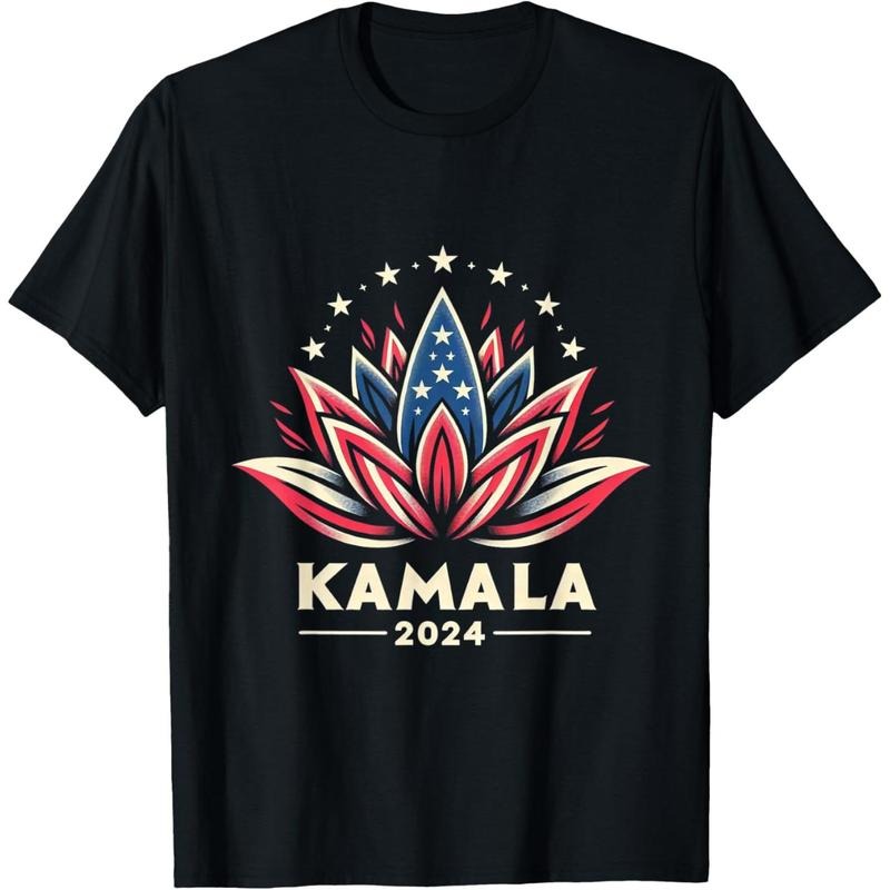 Kamala Harris 2024 Presidential Campaign American Lotus T-Shirt made in usa Hoodie, Sweatshirt | TeeBloomCo.com