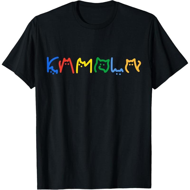 Kamala Harris Cat Lettering Funny T-Shirt made in usa Hoodie, Sweatshirt | TeeBloomCo.com