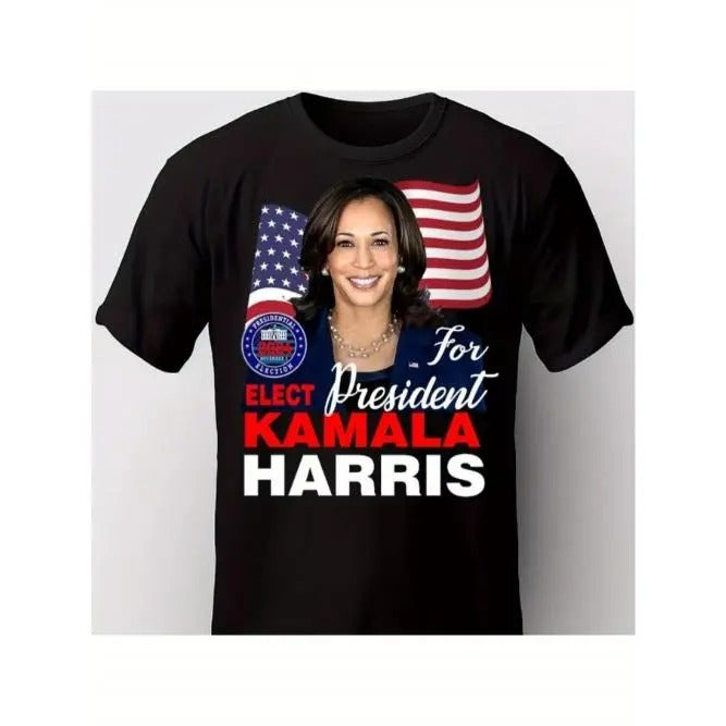 Kamala Harris For President T-Shirt. Vote For Kamala Harris Presidency 2024 Men's Tee For Men Made in USA Hoodie, Sweatshirt