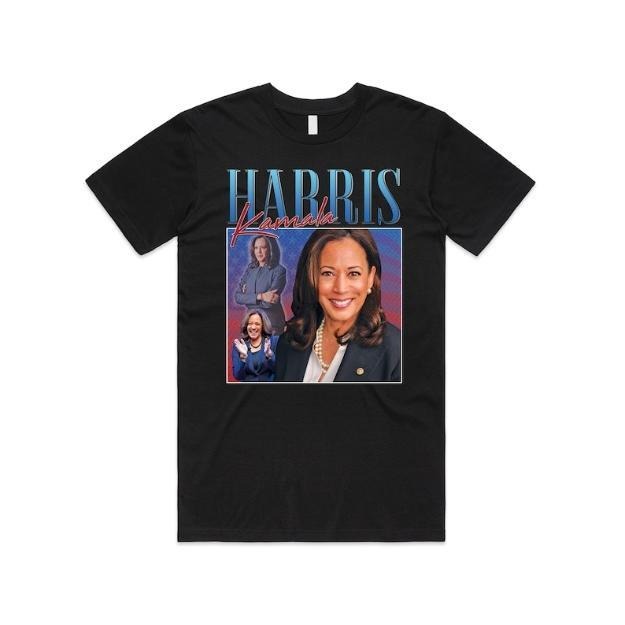 Kamala Harris Homage T-shirt Tee Top US President Election Campaign 2024 Retro 90's Vintage made in usa Hoodie, Sweatshirt