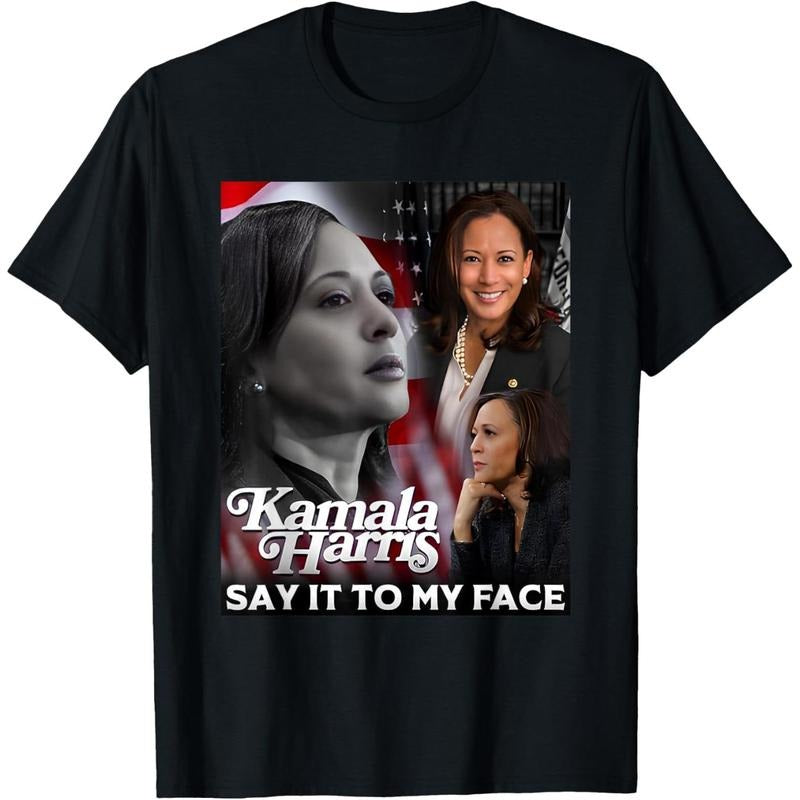 Kamala Harris Say It To My Face T-Shirt made in usa Hoodie, Sweatshirt | TeeBloomCo.com