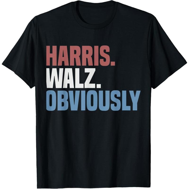 Kamala Walz Obviously 2024 Harris Waltz 2024 Election T-Shirt made in usa Hoodie, Sweatshirt | TeeBloomCo.com