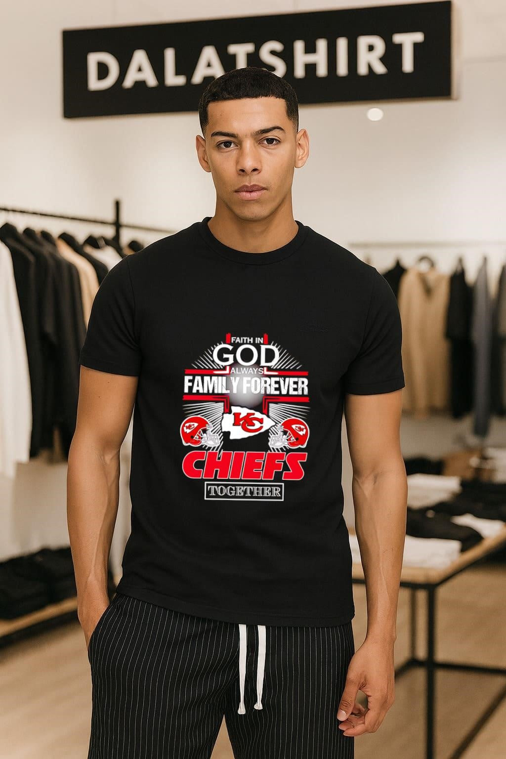 Kansas City Chiefs Faith In God Family Forever shirt