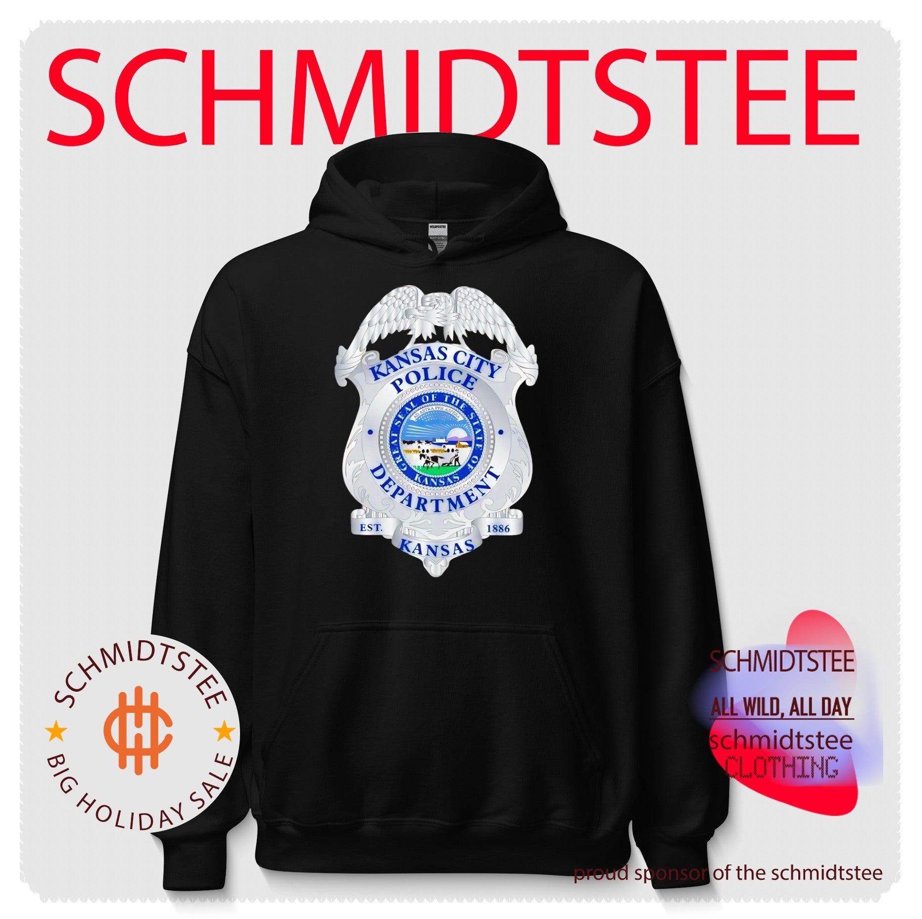 Kansas City Police Department Official Badge shirt