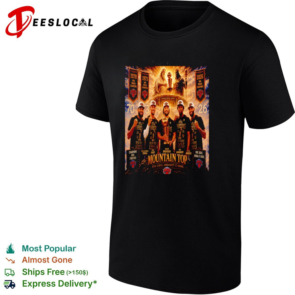 Karl Anthony Towns Josh Hart Jalen Brunson OG Anunoby Mikal Bridges NY Knicks shirt