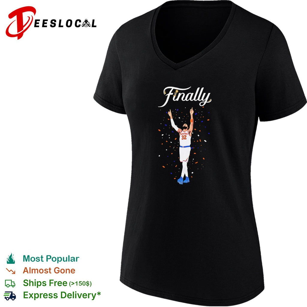 Karl-Anthony Towns New York Knicks Finally NBA Basketball Championship Player shirt