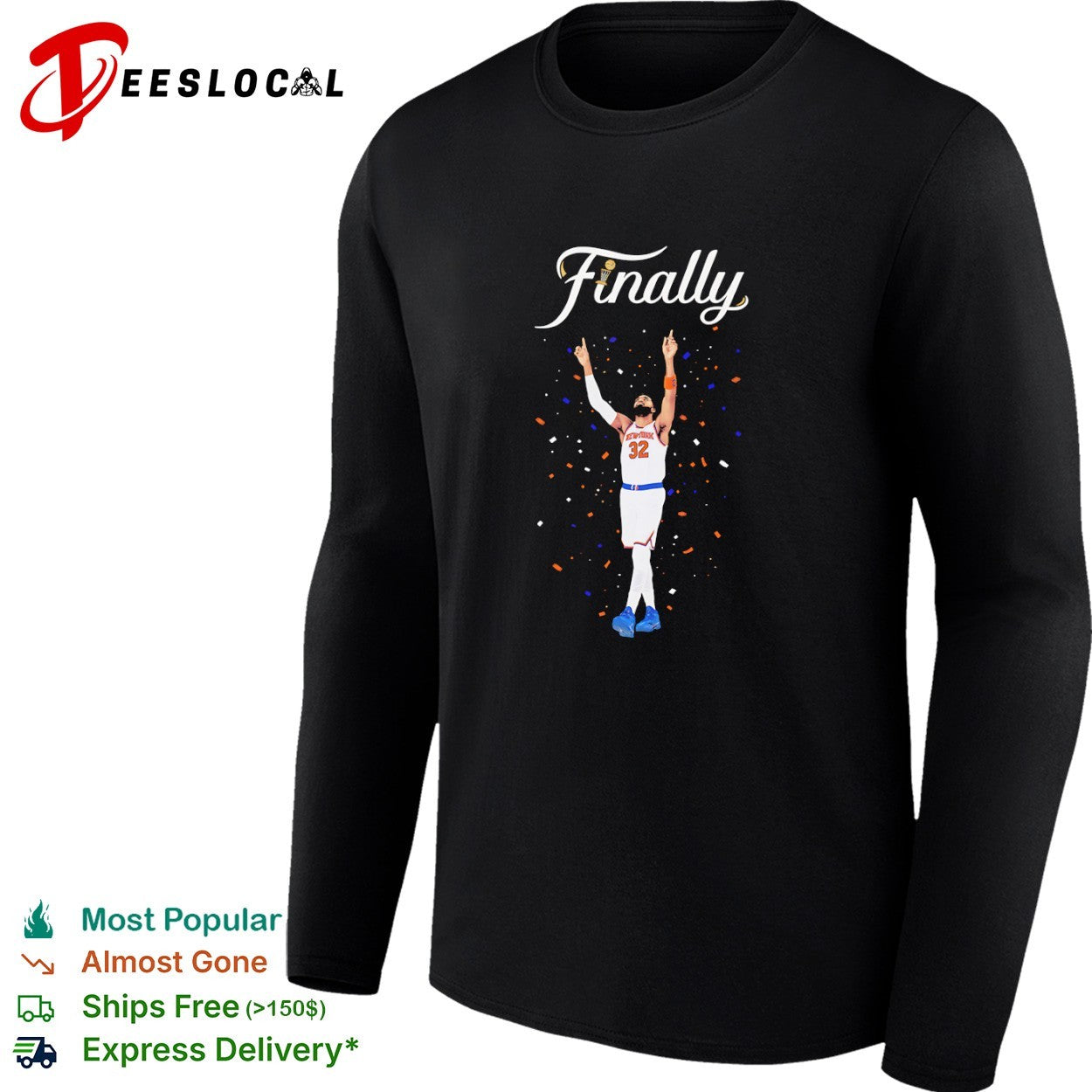Karl-Anthony Towns New York Knicks Finally NBA Basketball Championship Player shirt