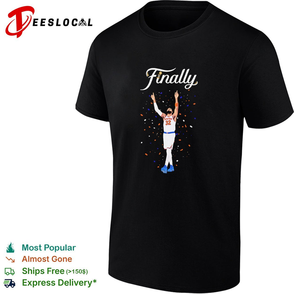 Karl-Anthony Towns New York Knicks Finally NBA Basketball Championship Player shirt