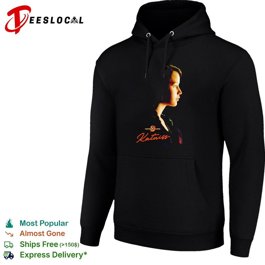 Katniss portrait vintage poster shirt