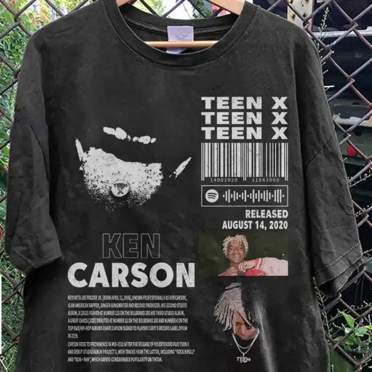 Ken Carson Album Teenx T Shirt Full Size S-5XL Casual Classic Hoodie, Sweatshirt | TeeBloomCo.com