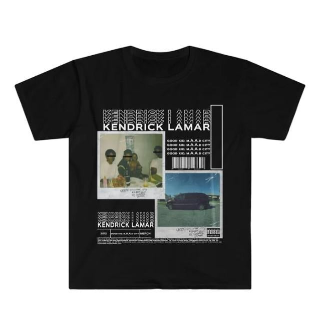 Kendrick Lamar Graphic Tee Streetwear Urban: Unisex Men Women Cotton Tee Streetwear Trendy Aesthetic Outdoor Shirt...