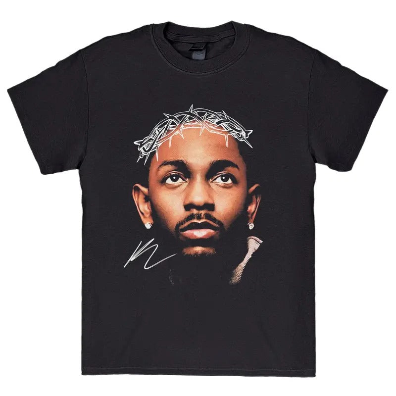 Kendrick Lamar Shirt Vintage Rapper Graphic Tee Hip Hop Merch Men Women Menswear Top Hoodie, Sweatshirt | TeeBloomCo.com