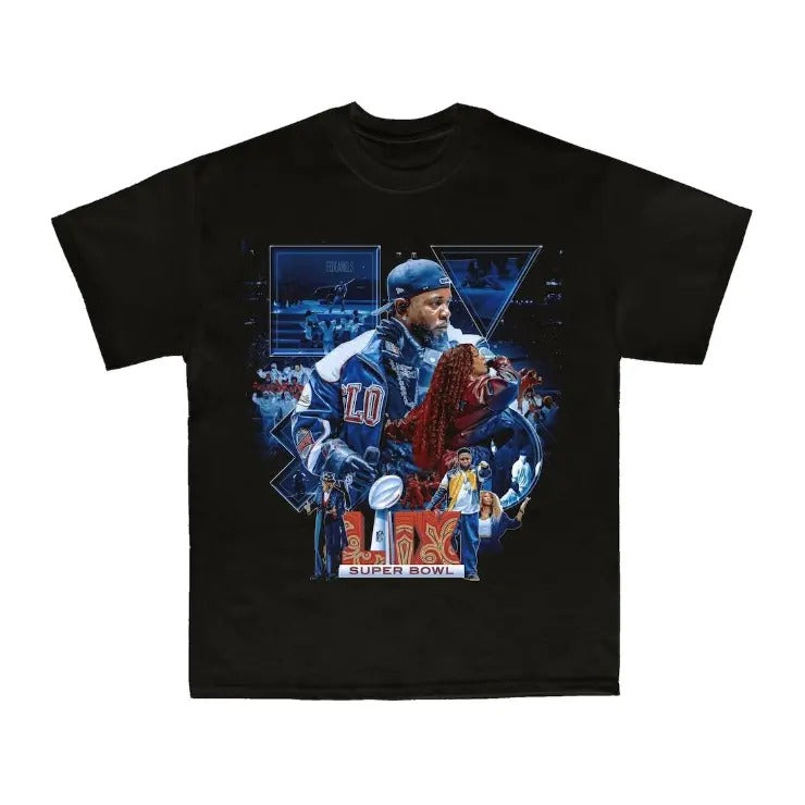 Kendrlck Lamr Superbowl 2025 Concert Shirt Hoodie, Sweatshirt | TeeBloomCo.com