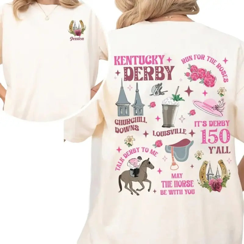 Kentucky Derby Churchill Downs 2024 Shirt, Run For The Roses Tee, Talk Derby To Me Shirt, May The Horse Be With You...