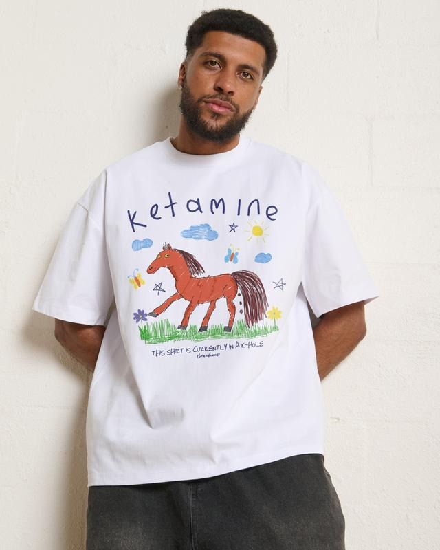 Ketamean Funny Shirt, Ketamean Horse Tshirt, Cute Meme T Shirt, Ketamean Graphic Tee, EDM Festival Outfit, BFF Gifts...