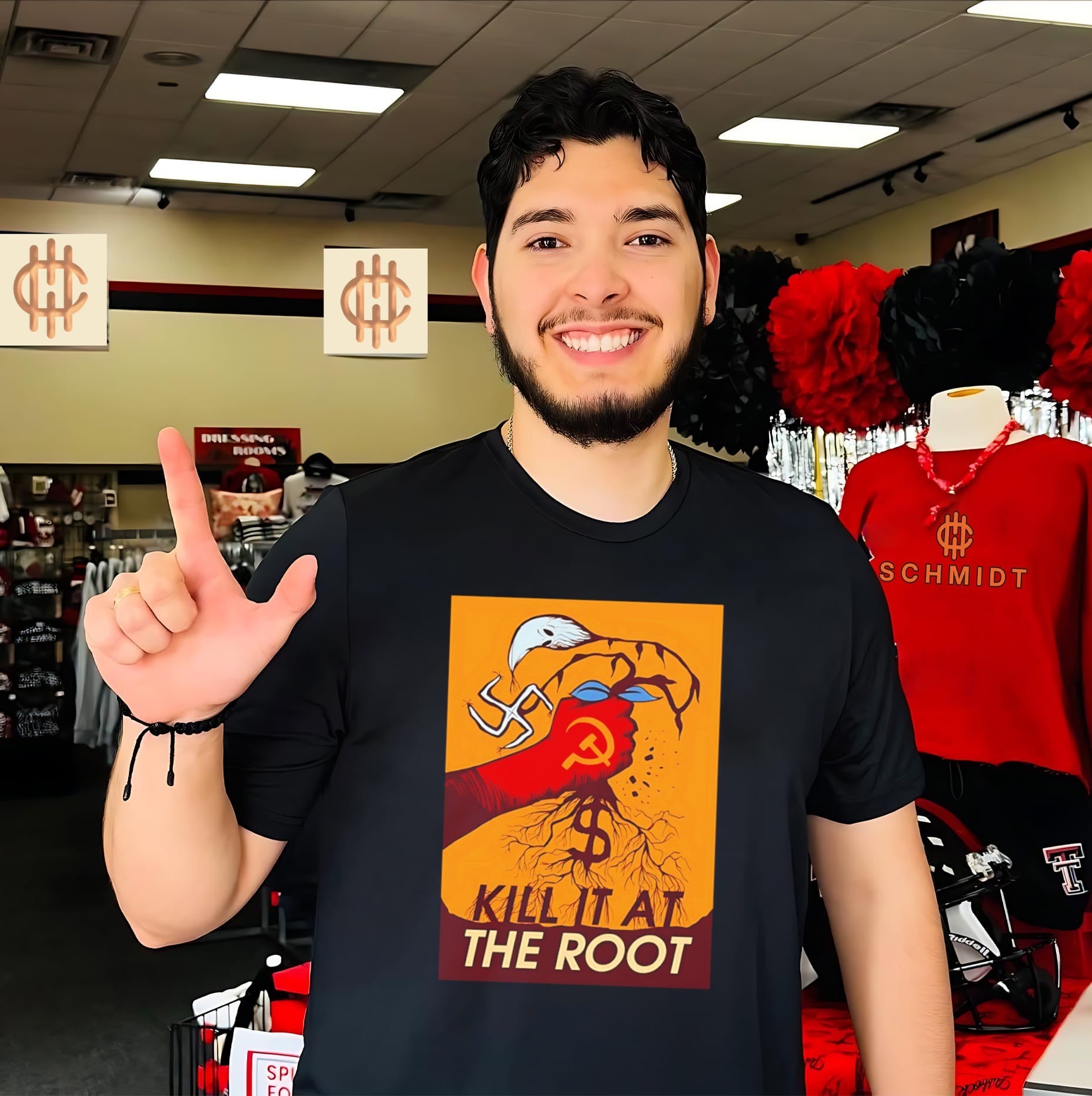 Kill It at the Root Anti-Capitalist Political Poster shirt