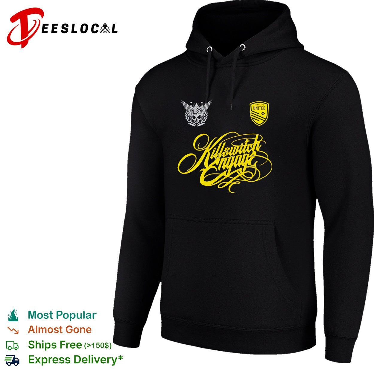 Killswitch Engage ornate script gothic emblem design shirt