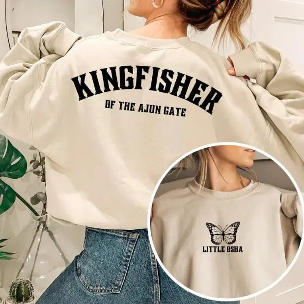 Kingfisher Sweatshirt For Fan, Quicksilver Callie Hart Shirt, Little Osha Fantasy Romance Apparel, Merch Gift for Book...