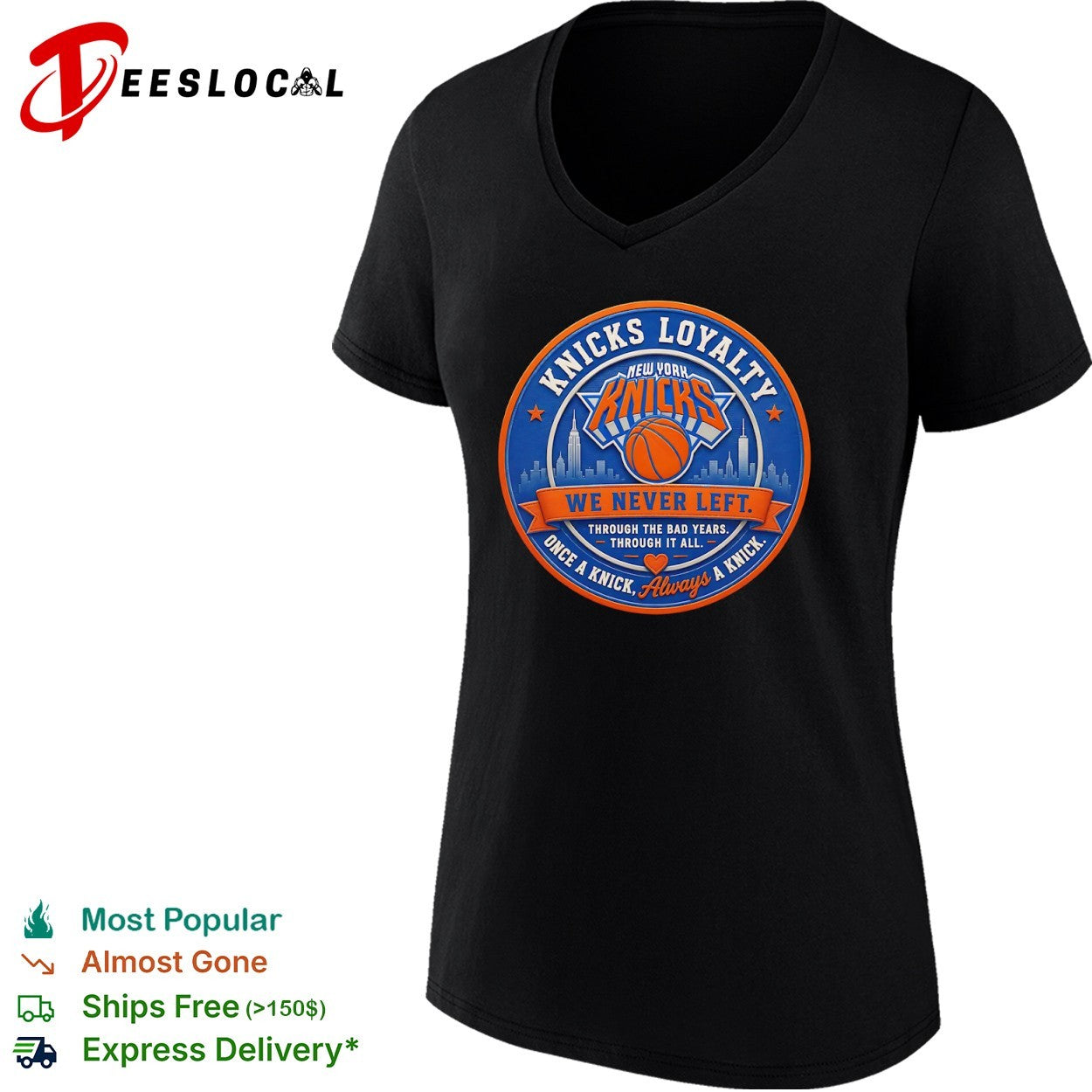 Knicks Loyalty We Never Left Through the Bad Years Once a Knick Always a Knick New York Knicks shirt