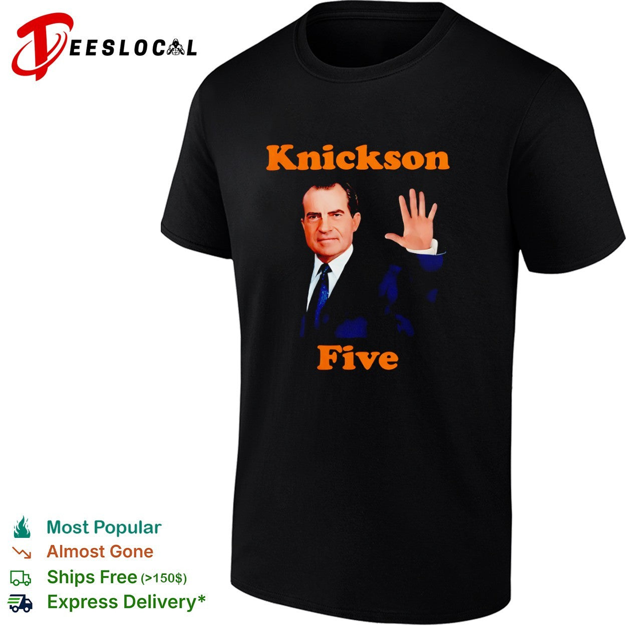 Knickson Five Richard Nixon New York Knicks NBA shirt