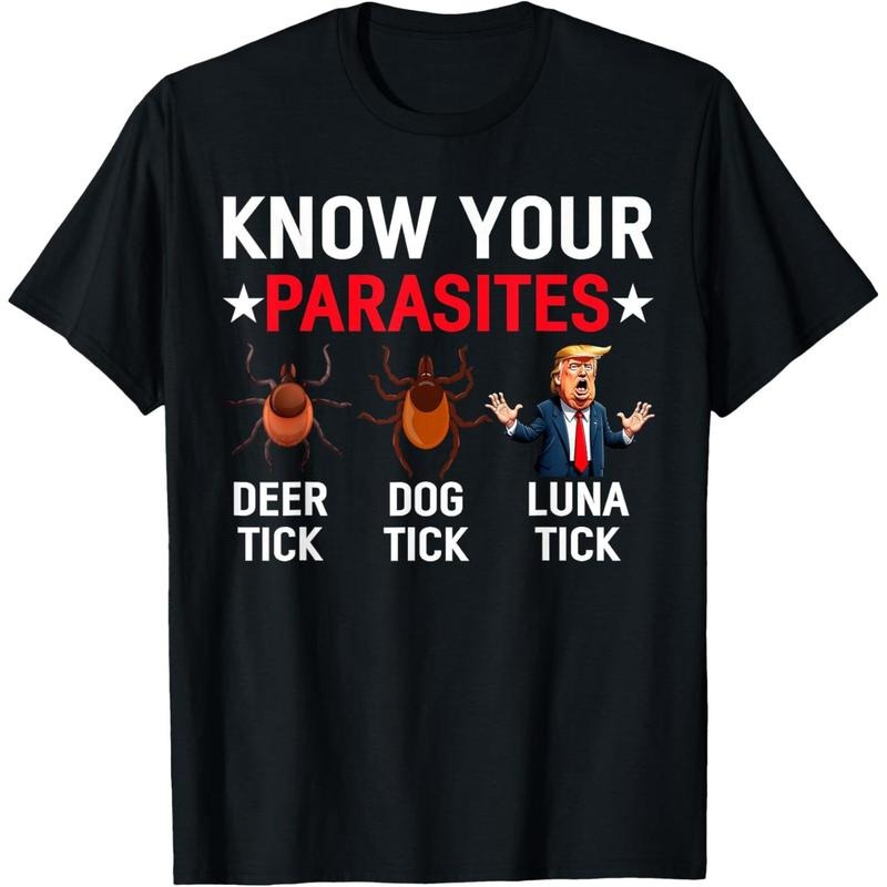 Know Your Parasites Anti-Trump Meme Trump Parody Tick Resist T-Shirt Hoodie, Sweatshirt | TeeBloomCo.com