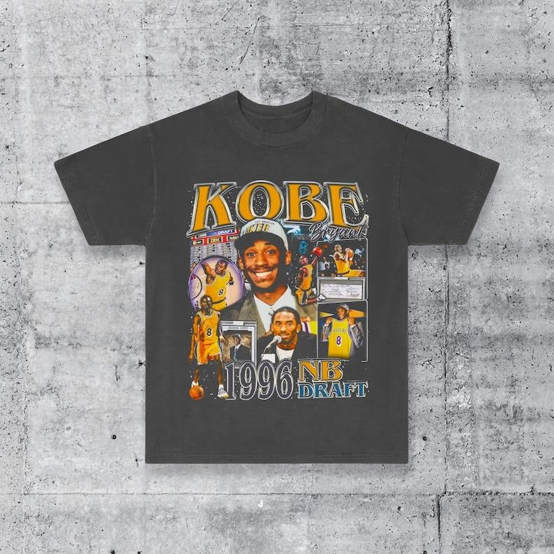 Kobe Bryant Black Mamba Draft Day LA Los Angeles Basketball Lakers Streetwear Heavyweight T-Shirt Hoodie, Sweatshirt