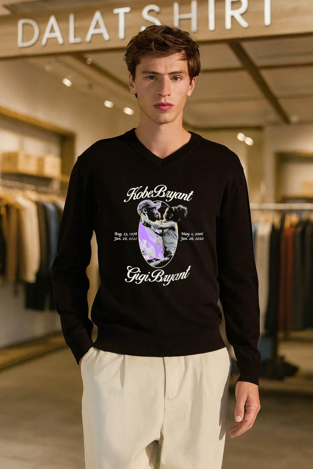 Kobe Bryant Gigi Bryant Memorial Tribute Dates shirt