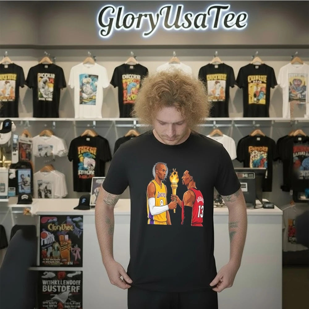 Kobe Bryant passing the torch to Bam Adebayo Shirt