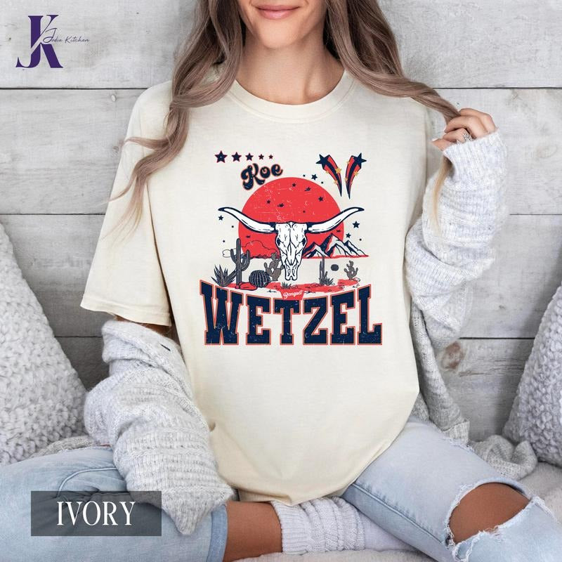 Koe Wetzel Bullhead Cowboy Comfort Colors T-Shirt, Hoodie, Sweatshirt | TeeBloomCo.com