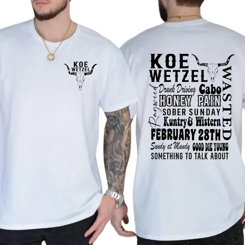 Koe Wetzel Country Music Tee